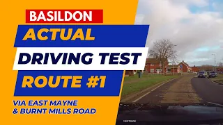 Actual Basildon Driving Test Route 4K | Including Street Names #1