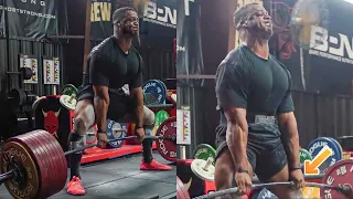 Jamal Pulls 1003 lbs Like That!