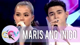 Iñigo Pascual and Maris Racal sing their latest songs | GGV