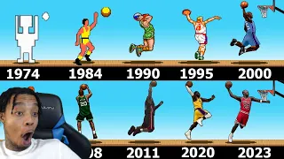 FlightReacts To BASKETBALL VIDEO GAMES EVOLUTION [1974 - 2024]