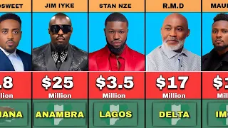 50 Nollywood Richest Actors 2023 | Their Net Worth and State of Origin