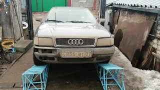 Обзор задней Ходовой Части Ауди 80 б4 QUATTRO/Эстакада/Выхлоп