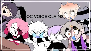 Oc voice claims but it’s an animatic