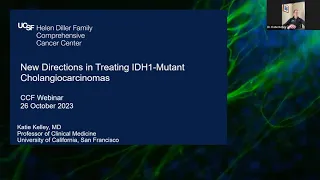 CCF Webinar: New Directions in Treating IDH1-Mutant Cholangiocarcinoma