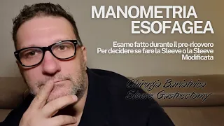 Manometria Esofagea - La mia Esperienza