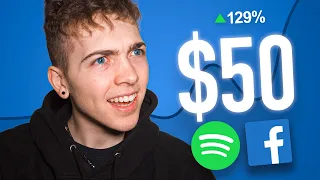I spent $50 on FB ads to Promote my Spotify (here's what happened...)
