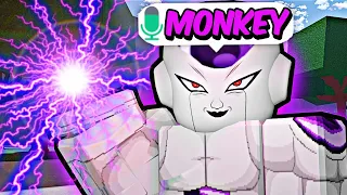 VOICE TROLLING as FRIEZA in Roblox Saitama Battlegrounds