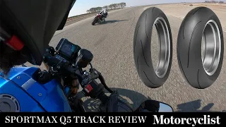 Dunlop Sportmax Q5 Motorcycle Tire Review From the Track