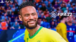 FIFA 22 - France Vs Brazil - World Cup 2022™️ - PS5 Gameplay [4K 60fps HDR]