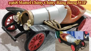 1968 Mattel Chitty Chitty Bang Bang toy car mod (part 1)