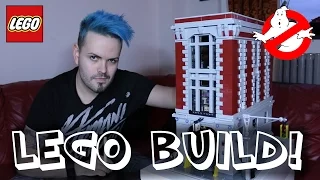 Lego Ghostbusters Firehouse Headquarters 75827 | Time-lapse Build / Unboxing & Review!