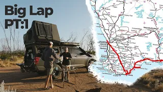 BIG LAP EP1: Fighting Snakes/Kangaroos & hiking a mountain in bare feet