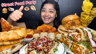 MALAI CHAAP ROLL🌯 DAHI PURI, CHICKEN BURGER, SHAWARMA BURGER 🍔 SPICY MAGGI,CHICKEN MOMO,MANCHURIAN