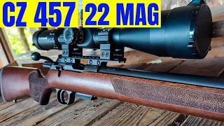 CZ 457 Varmint [Bull Barrel] in 22Mag - First Shots and Sighting In