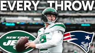 Zach Wilson EVERY THROW - Week 3 - New York Jets vs New England Patriots Highlights