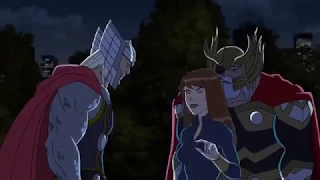 Thor and Odin Avengers assemble funny clip