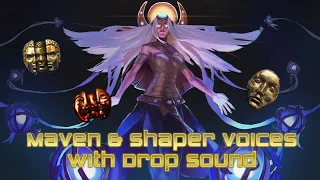 Path of Exile Maven and Shaper Voices with Drop Sounds