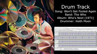 Won't Get Fooled Again (The Who) • Drum Track