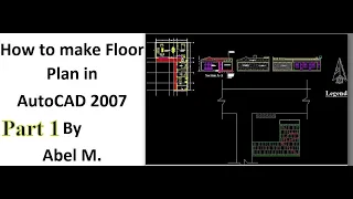 Part 1 Ground Floor Plan  Grid In AutoCad By Abel M