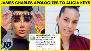 James Charles Apologizes For Throwing Shade At Alicia Keys