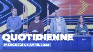 Emission Quotidienne du Mercredi 06 avril 2022 - Questions pour un Champion