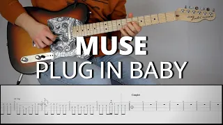 MUSE - PLUG IN BABY | Guitar Cover Tutorial (FREE TAB)