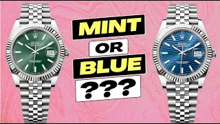 ROLEX DATEJUST 41 | MINT DIAL OR BLUE MOTIF DIAL?