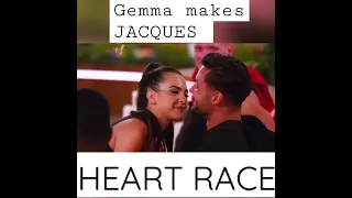 Gemma makes JACQUES HEART RACE 💓 #LOVEISLAND #loveislanduk #idontownanyrights