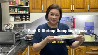 Pork & Shrimp Dumpling/Gyoza | Achi’s Recipe!