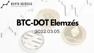 BTC-DOT elemzés 2022.03.05.