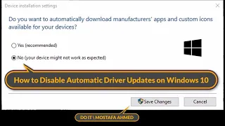 How to Disable Automatic Driver Updates on Windows 10