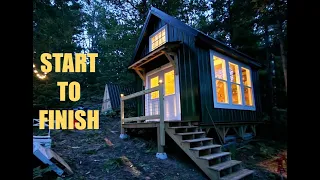 Lakeside, Off Grid Cabin Build .... Start to Finish