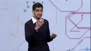 Sundar Pichai as VP of Product Management at Google I O 2010