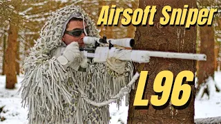 Airsoft War - L96 Snow Snipers at Section8 Scotland HD