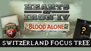 New Switzerland Focus Tree! - By Blood Alone: Hearts Of Iron 4 Dev Diary