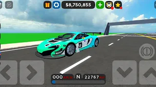 I Completed the Obby Challenge Stages and i got the McLaren 650s GT3 in Car Dealership Tycoon Roblox