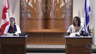 Shabbat Morning - Temple Sholom, Vancouver, BC