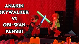 Anakin Skywalker Vs Obi-Wan Kenobi lego stop motion animation -William Brickfilms