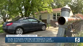 Nashville veteran's guns stolen for the second time