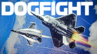 Boss Level Dogfight | F-16C Viper Vs F-22 Raptor | Digital Combat Simulator  | DCS |