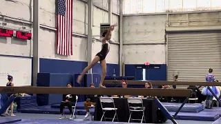 9.750 1st place level 4 Beam routine - JOL Jamboree 2023