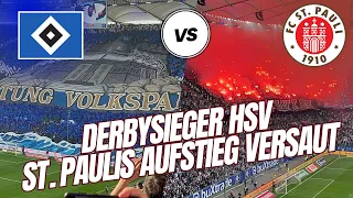 DERBYSIEGER HSV🔥 ST. PAULIS AUFSTIEG VERSCHOBEN!  /HSV vs. FC ST. PAULI/ FANPRIMUS STADIONVLOG