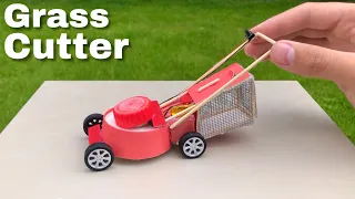 How to Make a Lawn Mower - DIY Realistic Miniature Grass Cutter