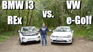 Volkswagen e-Golf kontra BMW i3 REx (PL) - pierwsza jazda próbna i porównanie