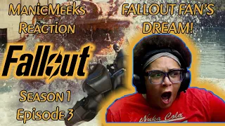 Fallout Season 1 Episode 3 Reaction! | THE WASTELAND IS DANGEROUS YALL!