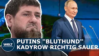 UKRAINE-KRIEG: Klare Drohung - Putins "Bluthund" Kadyrow nimmt russische Top-Militärs ins Visier