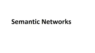 Semantic Networks