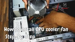 How to install/change CPU Cooling Fan | Step by step process | Zebronics Cpu Cooling Fan LGA 775