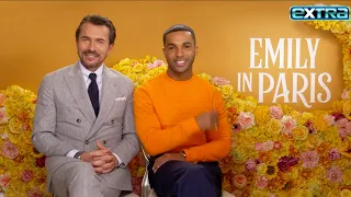 Emily in Paris: Lucien Laviscount on LUSTY Love Triangle in Season 3 (Exclusive)