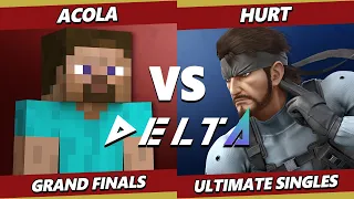 Delta 5 GRAND FINALS - Acola (Steve) Vs. Hurt (Snake) Smash Ultimate - SSBU